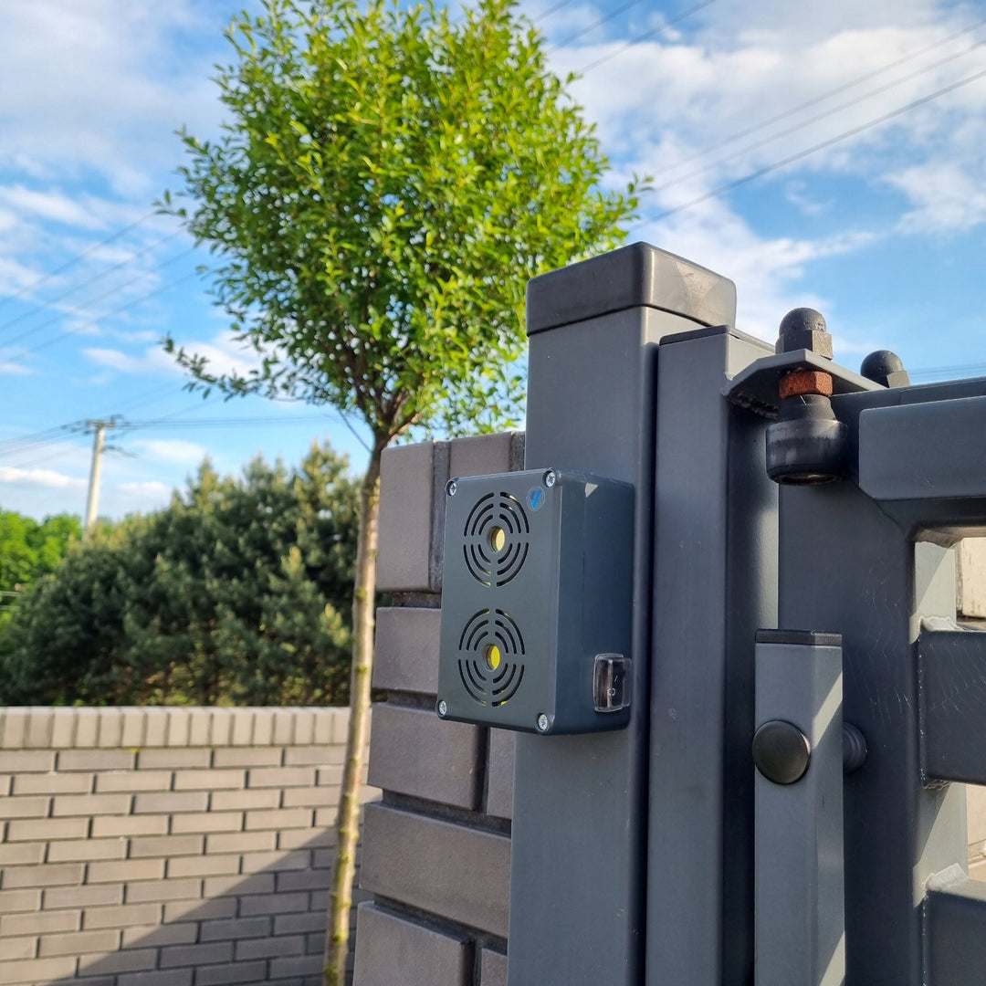 Viano Nagetierabwehr für Marder Ratten Mäuse, batteriebetrieben, IP65, Reichweite bis zu 200 m, OB-02