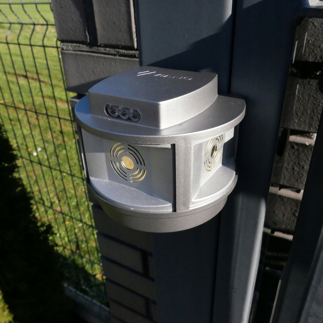Drahtlose Nagetierabschreckung Marder Mäuse Viano, IP44, 4Ah Li-Ion Akku, LED Modus, Trio