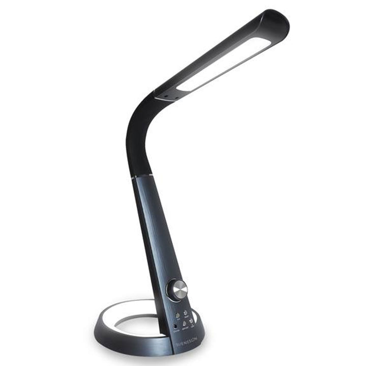 Svensson Büroleuchte, 450 Lumen, 8W Leistung, drei Lichttemperaturen, Ladefunktion für mobile Geräte, RGB-Sockel, LXBL1063