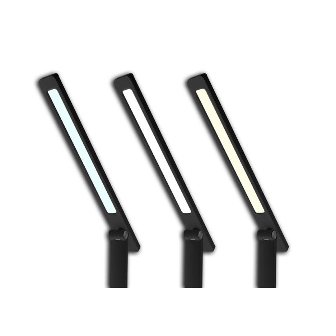 LTC Büroleuchte, LED 10W, drei Lichttemperaturen, induktives Laden, Touchpanel, LXL0099C