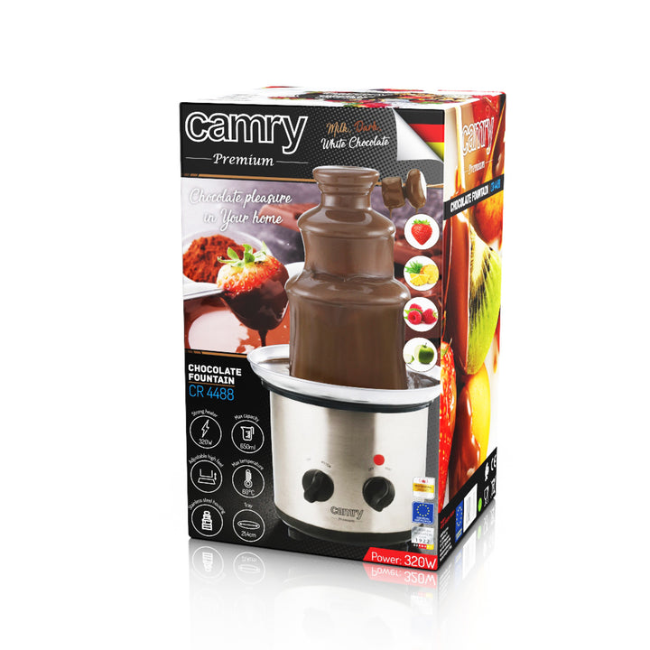 Camry Schokoladenbrunnen, Inhalt 650ml, Leistung 320W, CR 4488