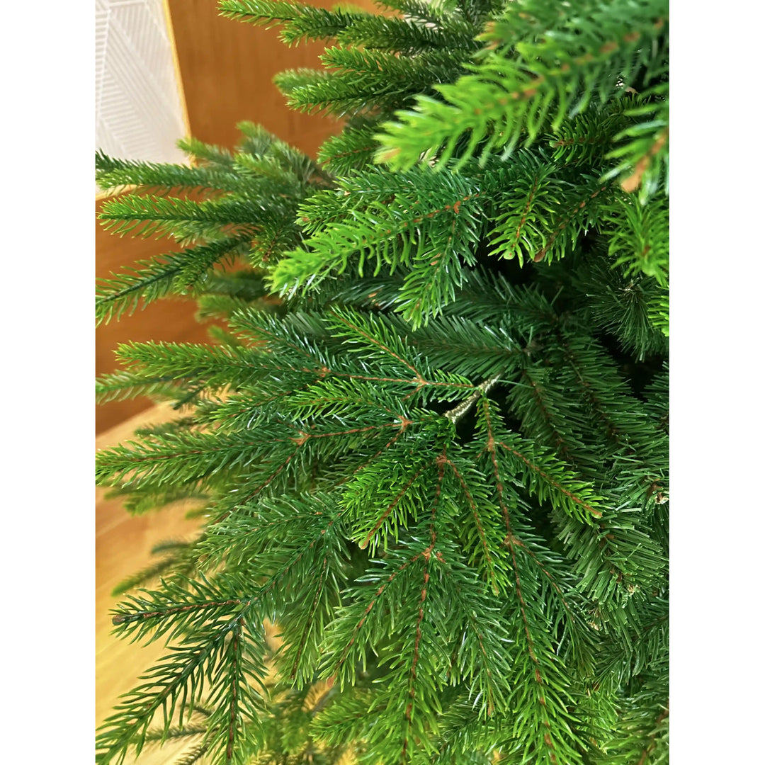 Künstlicher Weihnachtsbaum, natürliche kaukasische Fichte, PVC + PE, Höhe 160 cm