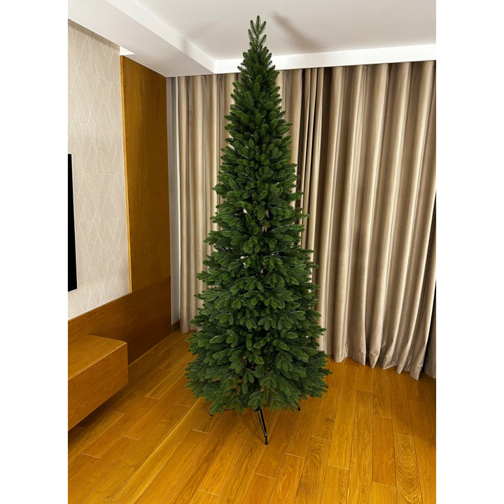 Künstlicher Weihnachtsbaum, Säule Fichte, PE-Zweige, Höhe 240 cm