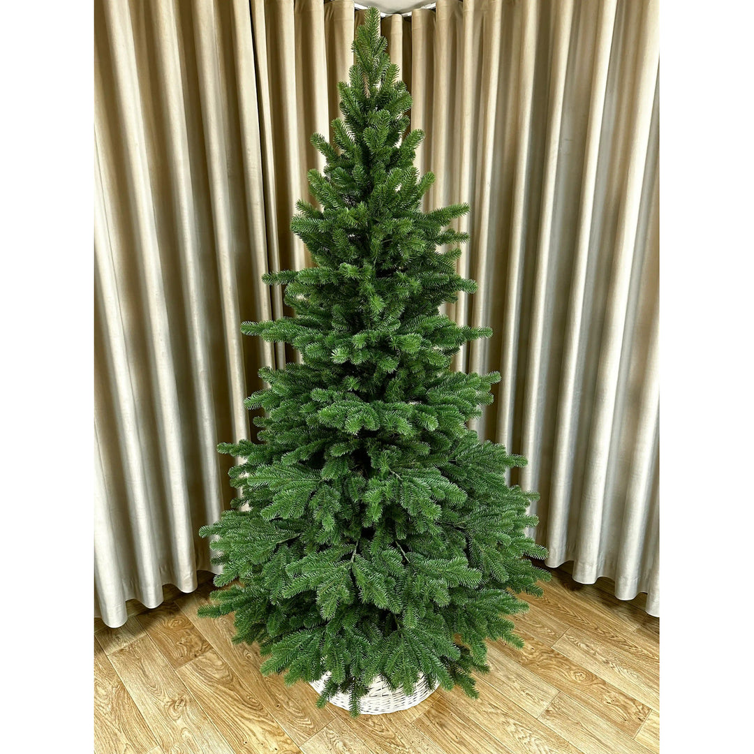 Künstlicher Weihnachtsbaum, Tanne natur, 100% PE, Höhe 230 cm