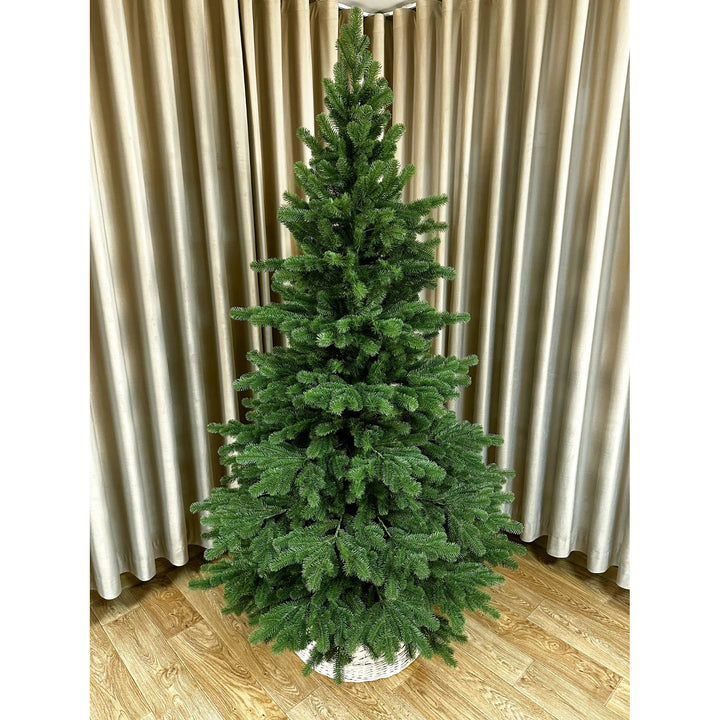 Künstlicher Weihnachtsbaum, Tanne natur, 100% PE, Höhe 230 cm