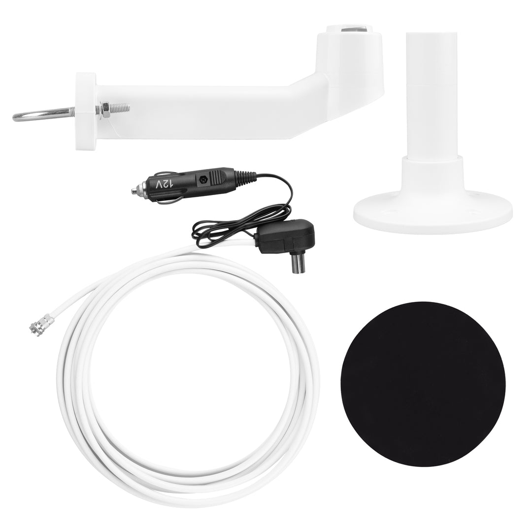Maclean DVB-T/T2 HEVC Rundstrahl-Antenne, aktiv, Wohnmobil, 12V, MCTV-103