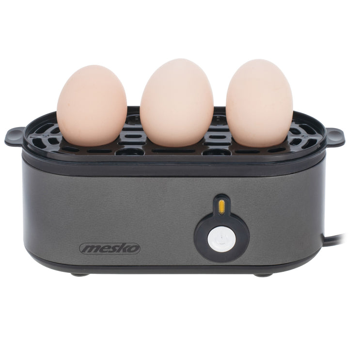 Mesko Eierkocher für 3 Eier, Leistung 210W, wählbare Kochstufe, Kontrollleuchte, MS 4485