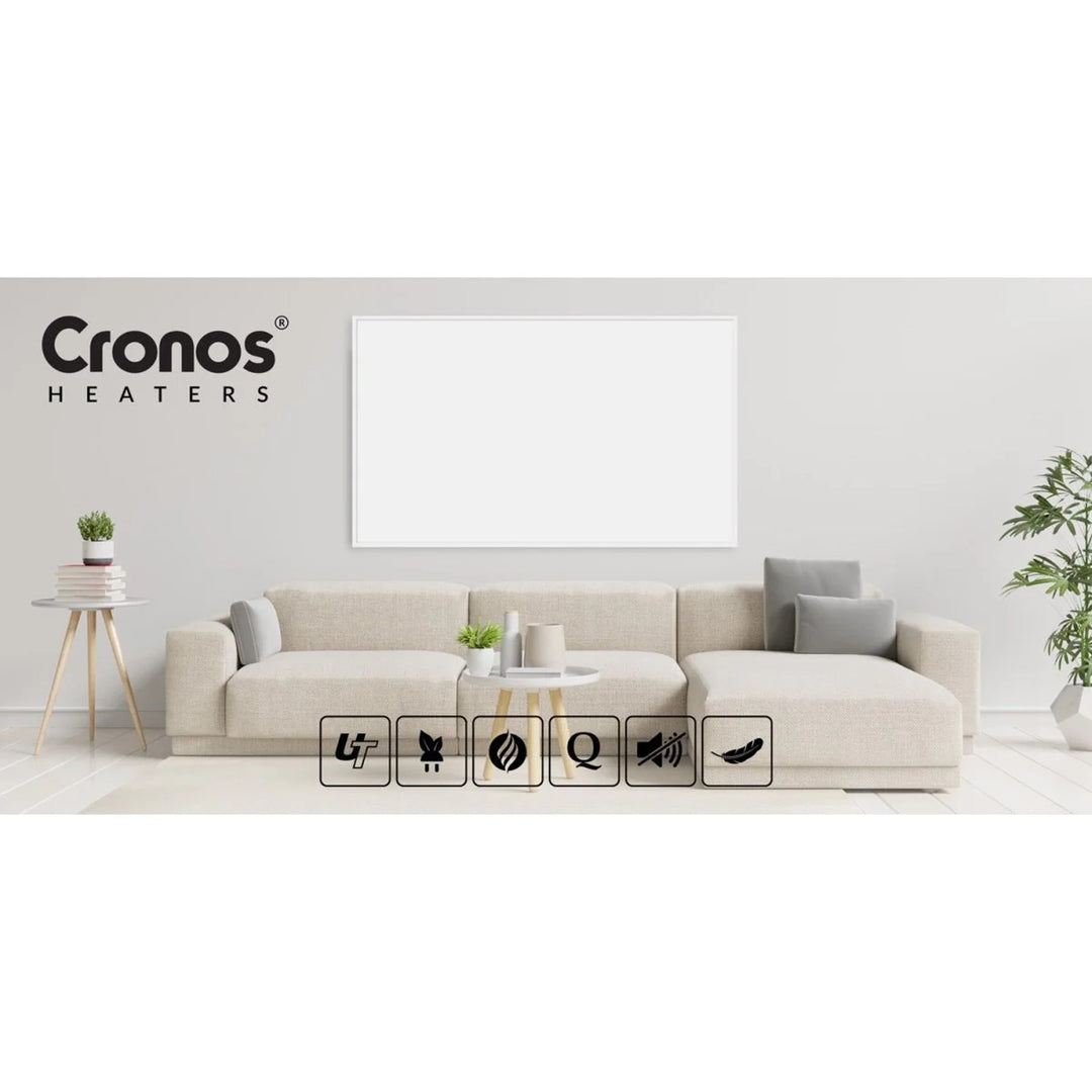 Cronos Infrarot-Heizung, 800W, matte Oberfläche, ultradünn, Carbon P800
