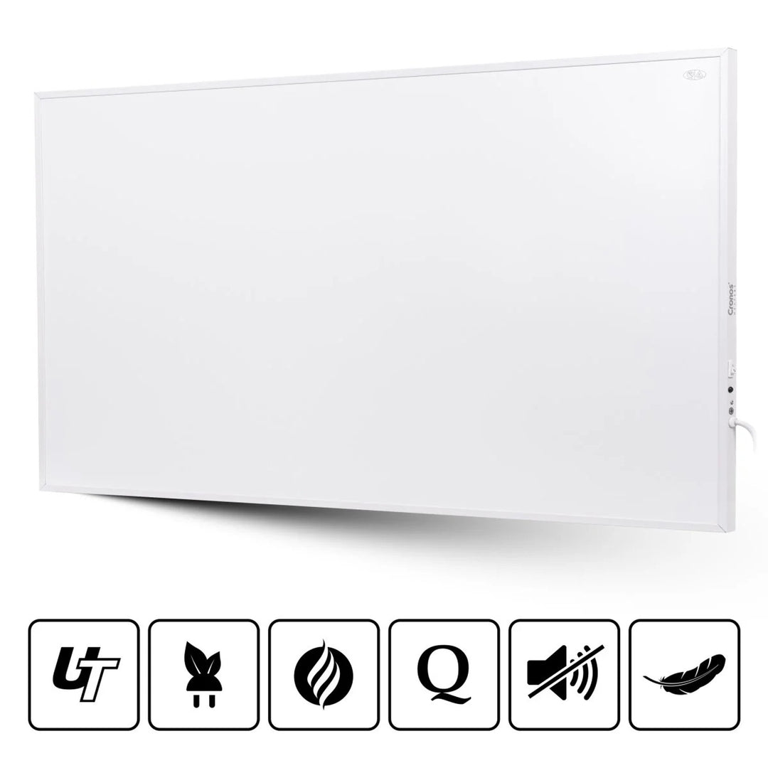 Cronos Infrarot-Heizung, 1000W, matte Oberfläche, ultra-dünn, Carbon P1000