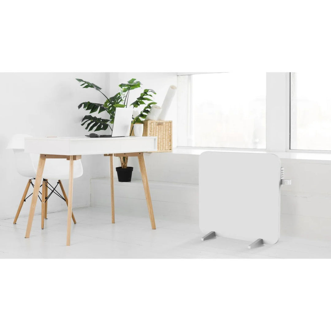 Cronos Infrarot-Heizung, 450W, mit Thermostat und Fernbedienung, regelbar von 10°C bis 50°C, geringer Energieverlust, Titanium CR-500