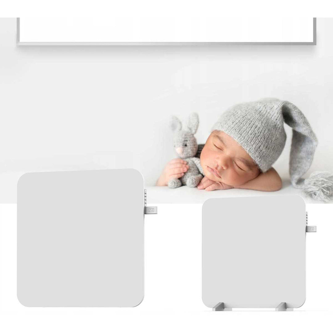 Cronos Infrarot-Heizung, 450W, mit Thermostat und Fernbedienung, regelbar von 10°C bis 50°C, geringer Energieverlust, Titanium CR-500