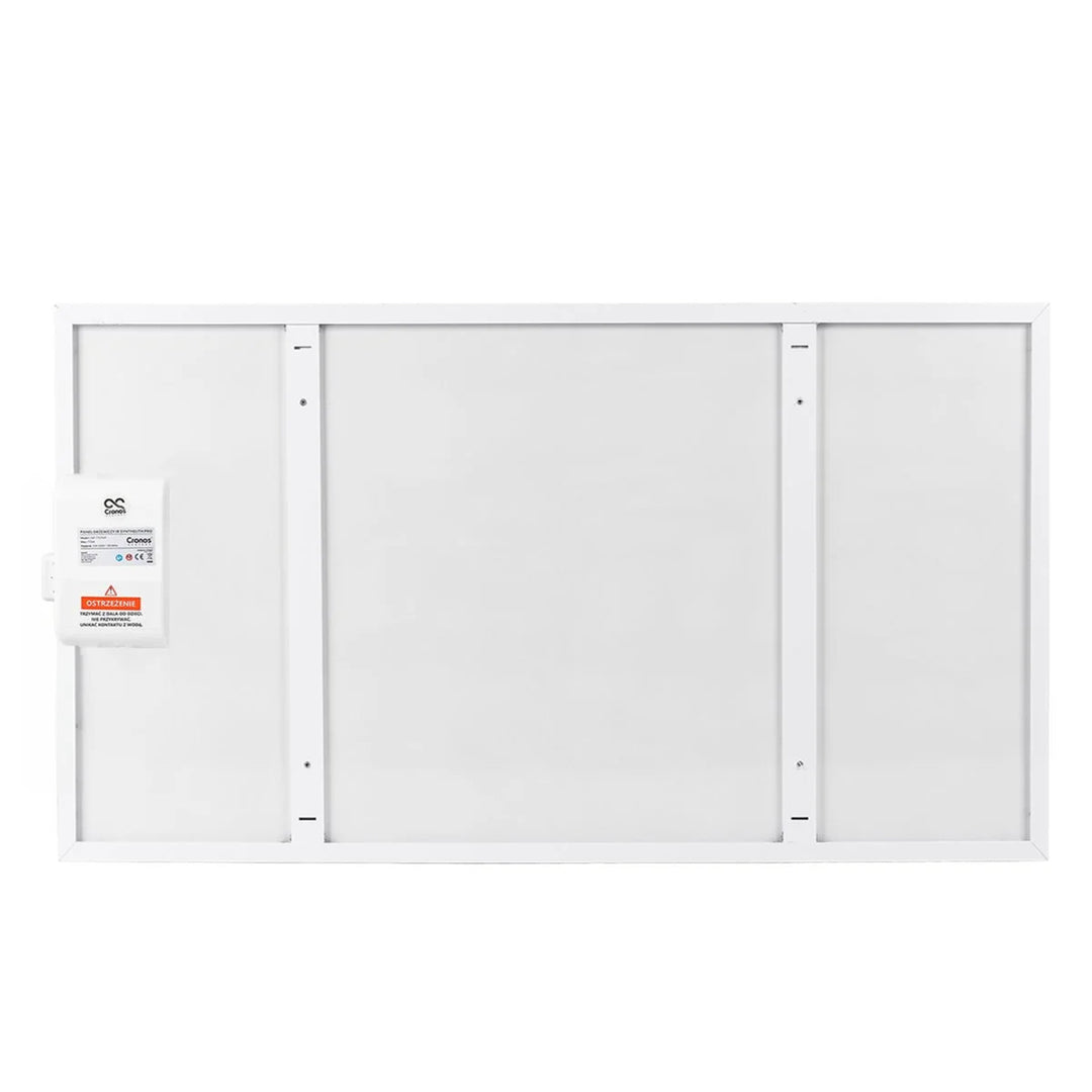 Cronos Infrarotheizung, 770W, Smartphone gesteuert, eingebauter Thermostat, 98% Umwandlungsrate, Schutzart IP44, Synthelith PRO CRP-770TWP
