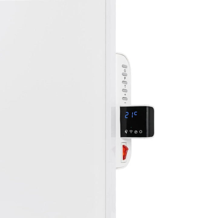 Cronos Infrarotheizung, 770W, Smartphone gesteuert, eingebauter Thermostat, 98% Umwandlungsrate, Schutzart IP44, Synthelith PRO CRP-770TWP