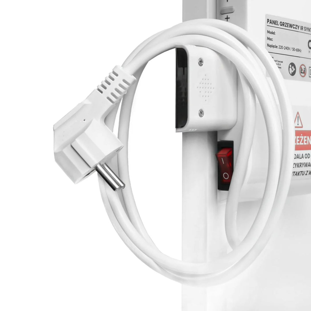 Cronos Infrarotheizung, 770W, Smartphone gesteuert, eingebauter Thermostat, 98% Umwandlungsrate, Schutzart IP44, Synthelith PRO CRP-770TWP