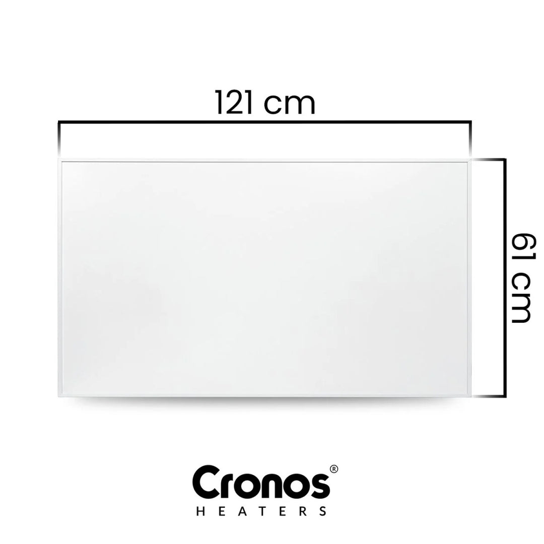 Cronos Infrarot-Heizung, 700W, Fernbedienung, matte Oberfläche, ultradünn, sparsame Heizung, Graphene PRO CGP-700TWP