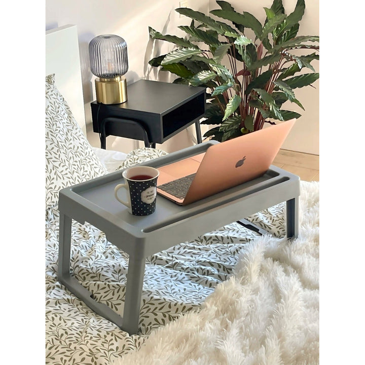 Praktischer Klapptisch, tragbar, für Gartenbett, Frühstückstablett, Cappuccino, 56120722