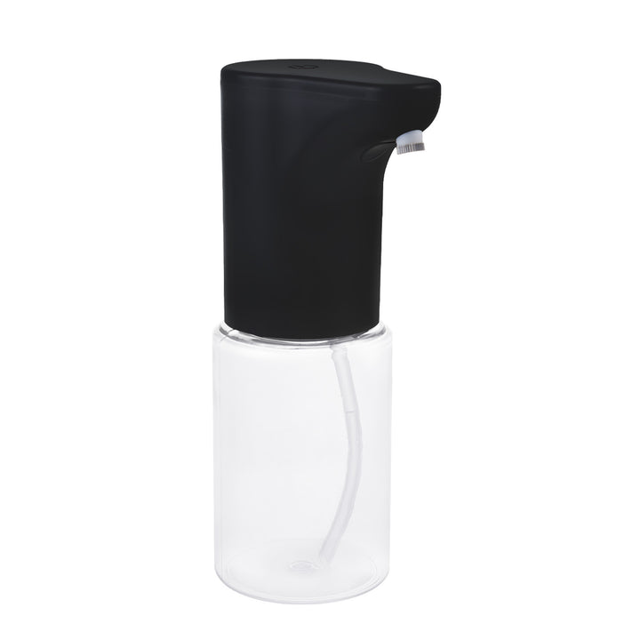 Promedix automatischer Spender, Spenderbehälter für Flüssigseifen, Desinfektionsflüssigkeiten, 300ml, schwarz, PR-540 B + 4 AA Varta Industrial Batterien