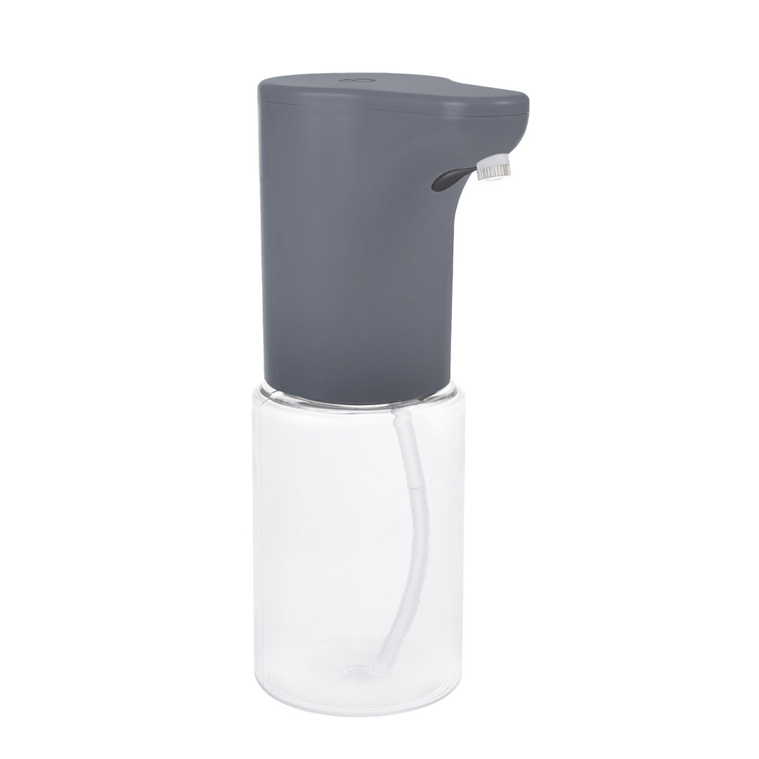 Promedix automatischer Spender, Spenderbehälter für Flüssigseifen, Desinfektionsflüssigkeiten, 300ml, grau, PR-540 GR + 4 Varta Industrial AA Batterien