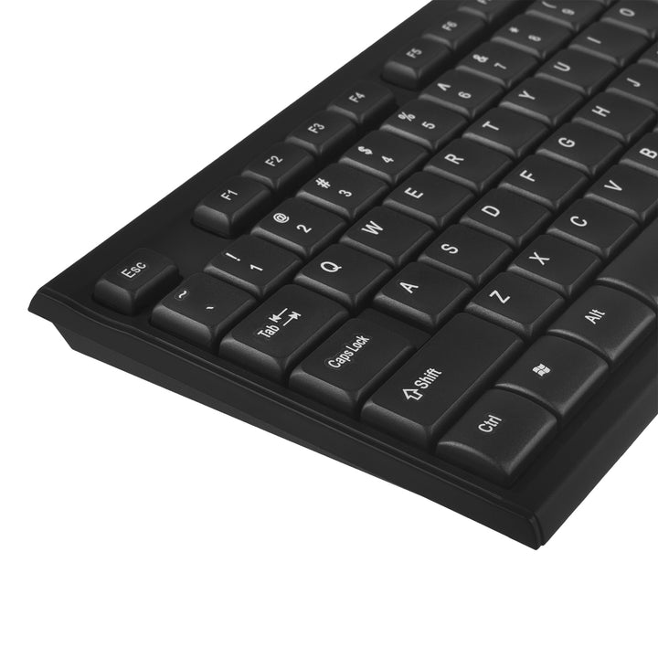 Kabellose Tastatur + Maus COMBO NanoRS, RS580 + 2x AAA Alkalibatterie Varta Industrial