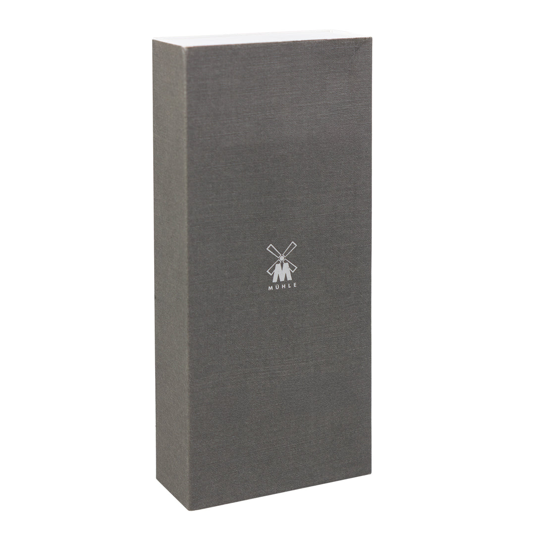 Traditionelles Rasiermesser, Rasierklinge, Messing verchromt, MÜHLE R89