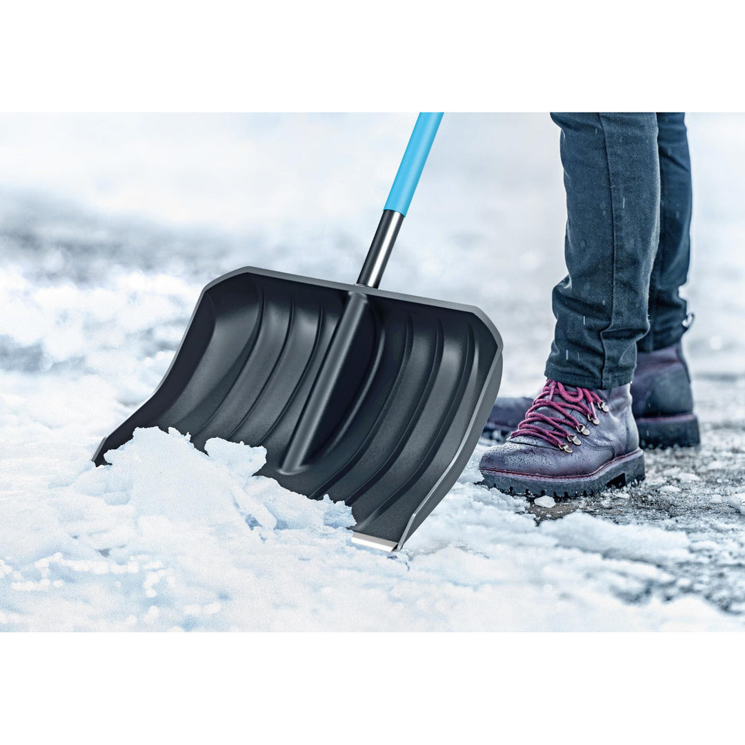 Cellfast Schneeschaufel, Aluminiumstiel, 140 cm lang, Cellpro 40-340 + Glasschaber