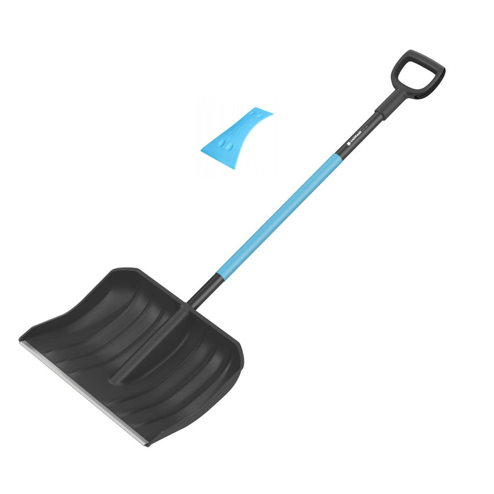 Cellfast Schneeschaufel, Aluminiumstiel, 140 cm lang, Cellpro 40-340 + Glasschaber