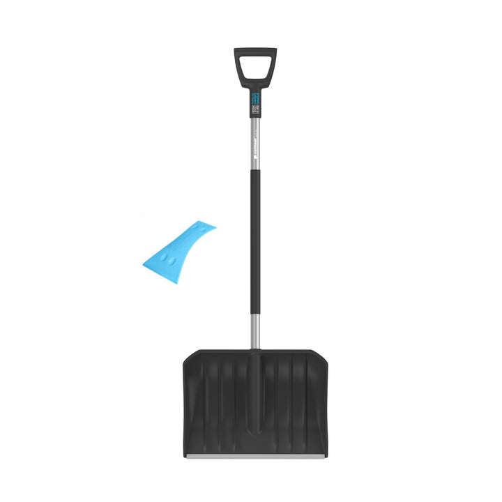 Cellfast Schneeschaufel, tiefer Kopf 150mm, Länge 144cm, Energo 40-011 + Glasschaber