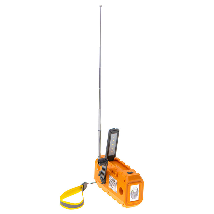 Adler Solarradio, 1200 mAh Akku, Taschenlampe, Handkurbel, AD 1197