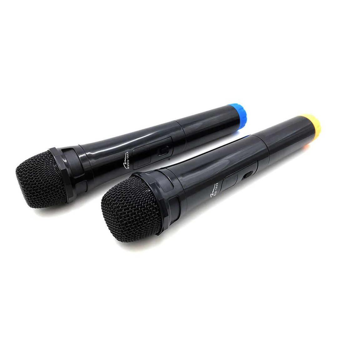 Zwei drahtlose Mikrofone mit USB-Empfänger für Lautsprecher mit Karaoke-Funktion, Mediatech MT395