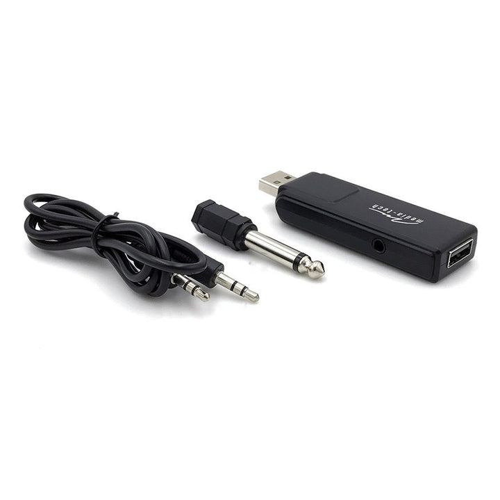 Zwei drahtlose Mikrofone mit USB-Empfänger für Lautsprecher mit Karaoke-Funktion, Mediatech MT395
