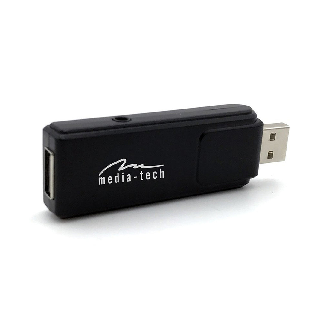 Zwei drahtlose Mikrofone mit USB-Empfänger für Lautsprecher mit Karaoke-Funktion, Mediatech MT395