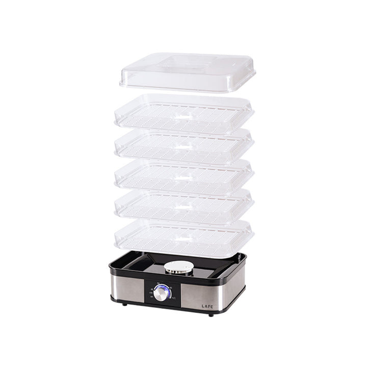 Laftrockner, für Pilze, Obst, Gemüse, 250W, 5 Siebe, Temperaturkontrolle, NutriDry