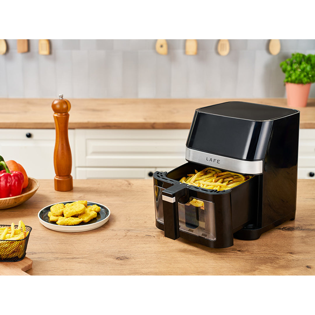 Lafe fettfreie Friteuse, 1500W, 7 Programme, LCD-Display, MasterFry
