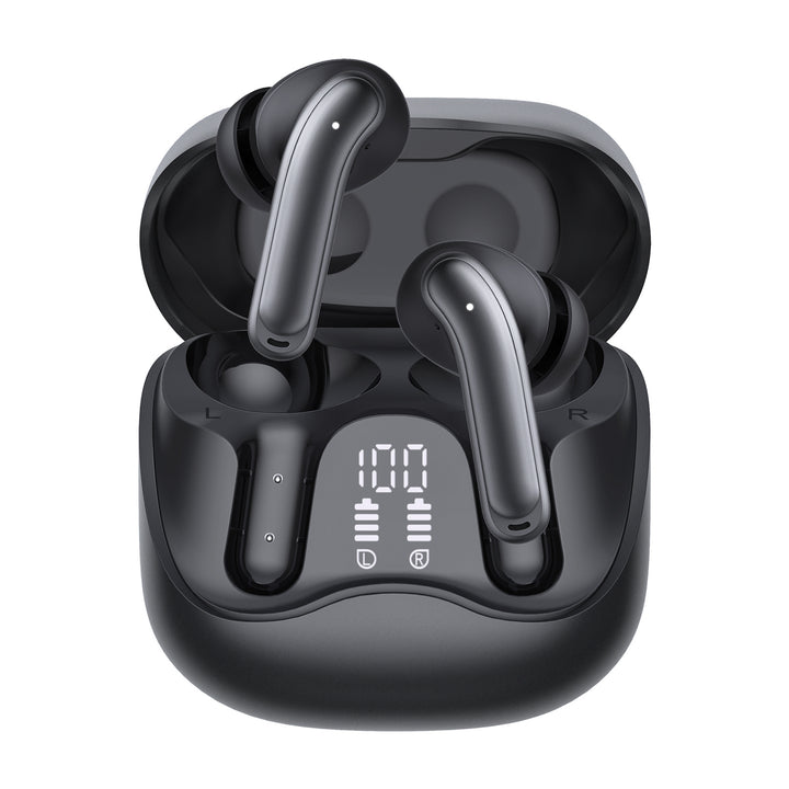 Audiocore AC591 PRO Wireless-Kopfhörer, Hybrid-ANC, ENC, 6 Mikrofone, Ladecase, Tuya