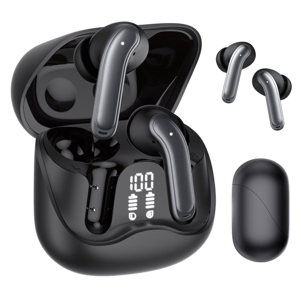 Audiocore kabellose Kopfhörer, Hybrid-ANC, ENC, 6 Mikrofone, Ladecase, Tuya, AC591 PRO