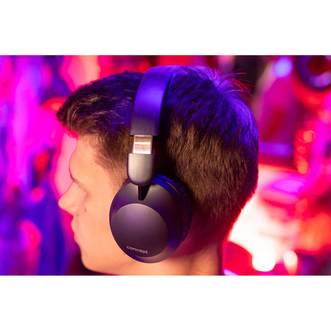 Concept SoundJoy kabellose In-Ear-Kopfhörer, bis zu 45 Stunden Wiedergabezeit, Bluetooth 6.0, Schnellladefunktion, aktive Geräuschunterdrückung bis zu 18 dB, schwarz, HS4080