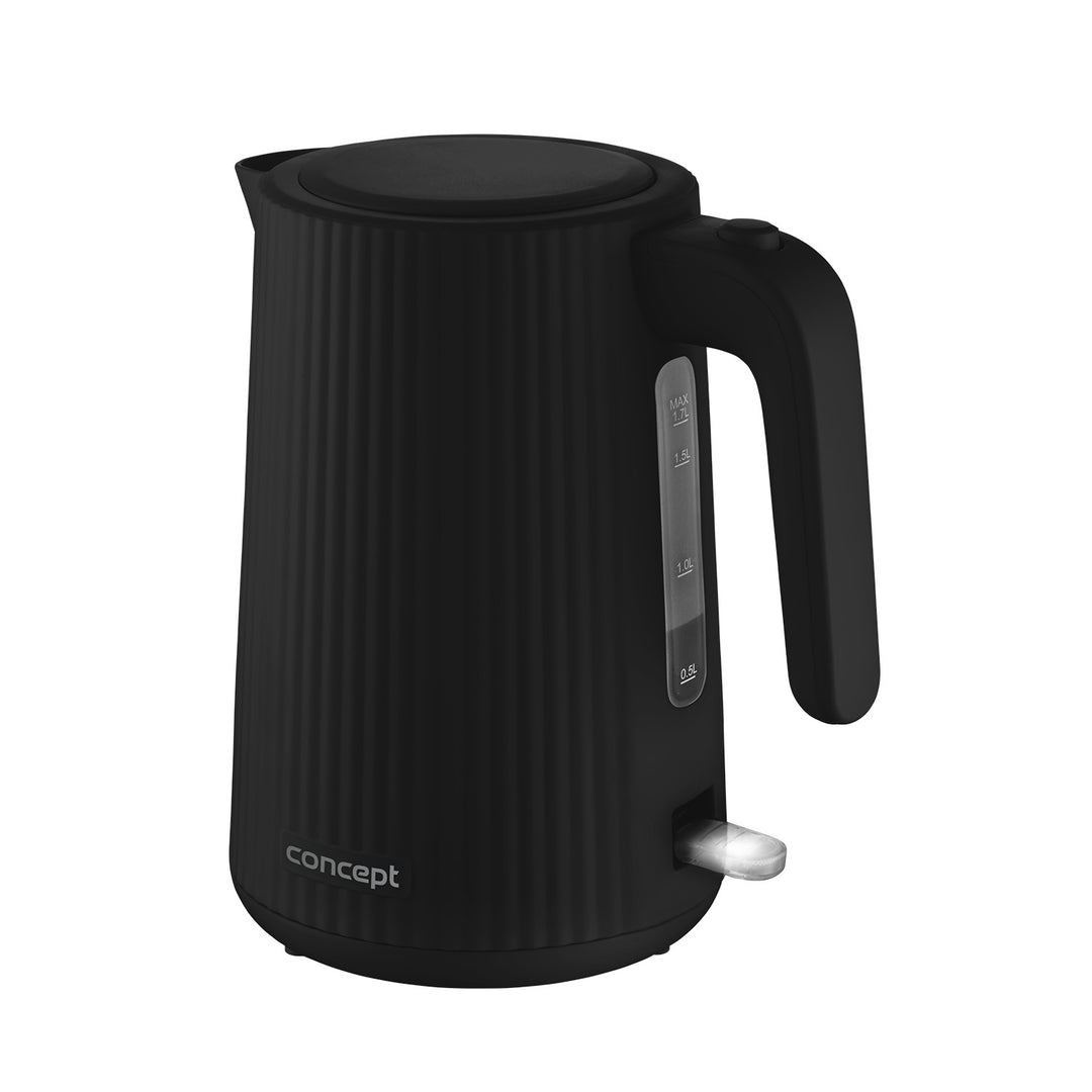 Concept Kunststoff-Wasserkocher, 1,7 l, geriffeltes Design, dreifaches – Euroelectronics DE