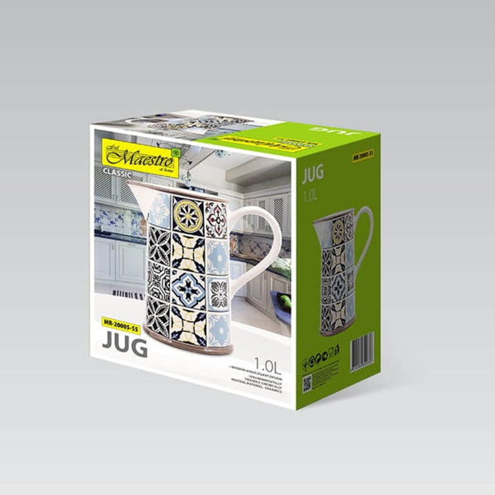 Urlaub in Porto Keramikkrug von Maestro, Inhalt 1000ml, MR-20005-55