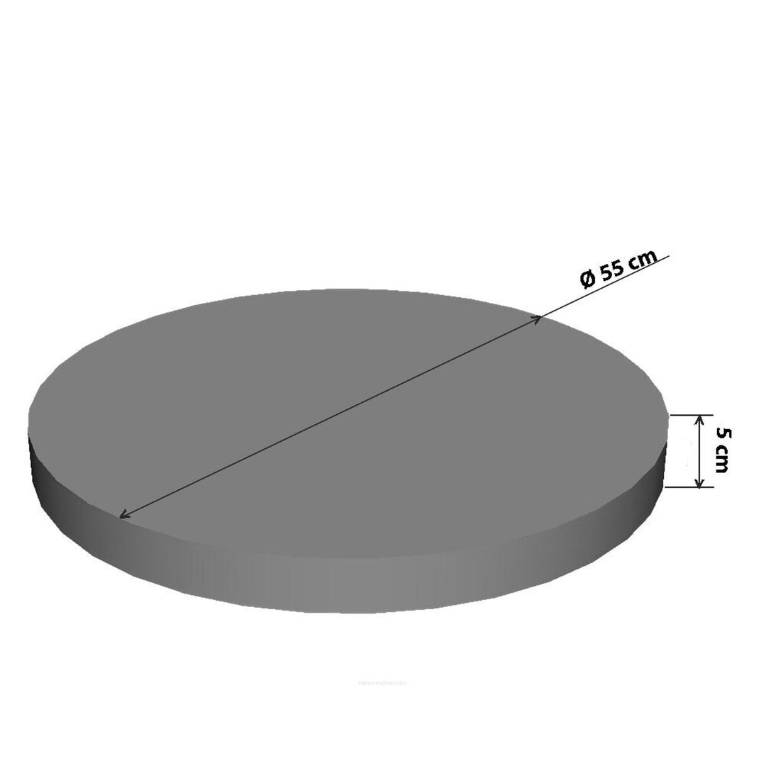 Bertoni Katzenbett / Matratze, aus elastischem Schaumstoff, Durchmesser 55 cm, Miau, Ring-Design