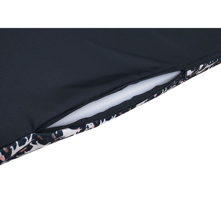 Bertoni XL Hundematratzenbett, Schaumstoff, wasserdichter Bezug, Bullteriers Muster, EE146