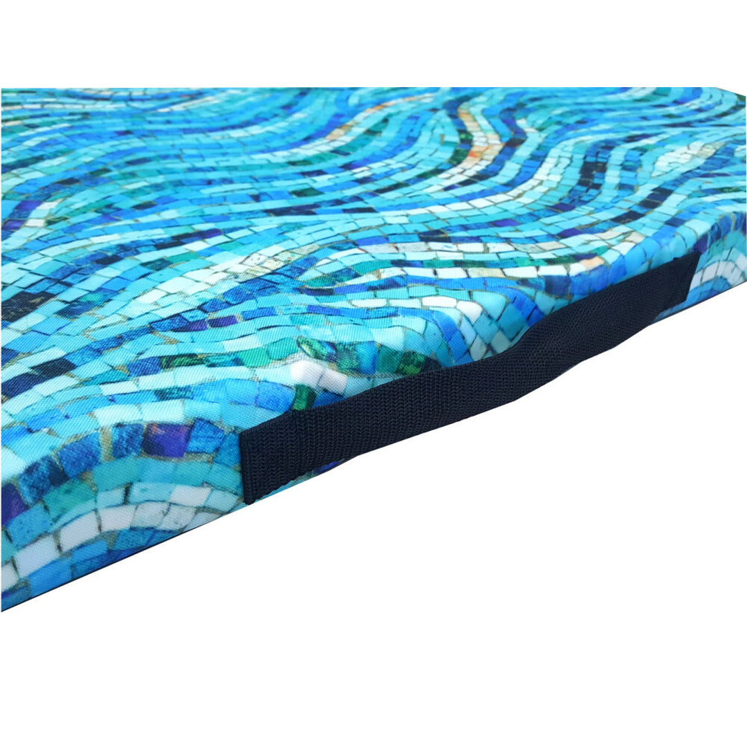 Bertoni XL Hundematratzenbett, Schaumstoff, wasserdichter Bezug, Mosaikmuster, EE147