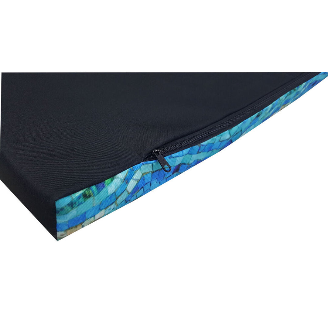 Bertoni XL Hundematratzenbett, Schaumstoff, wasserdichter Bezug, Mosaikmuster, EE147