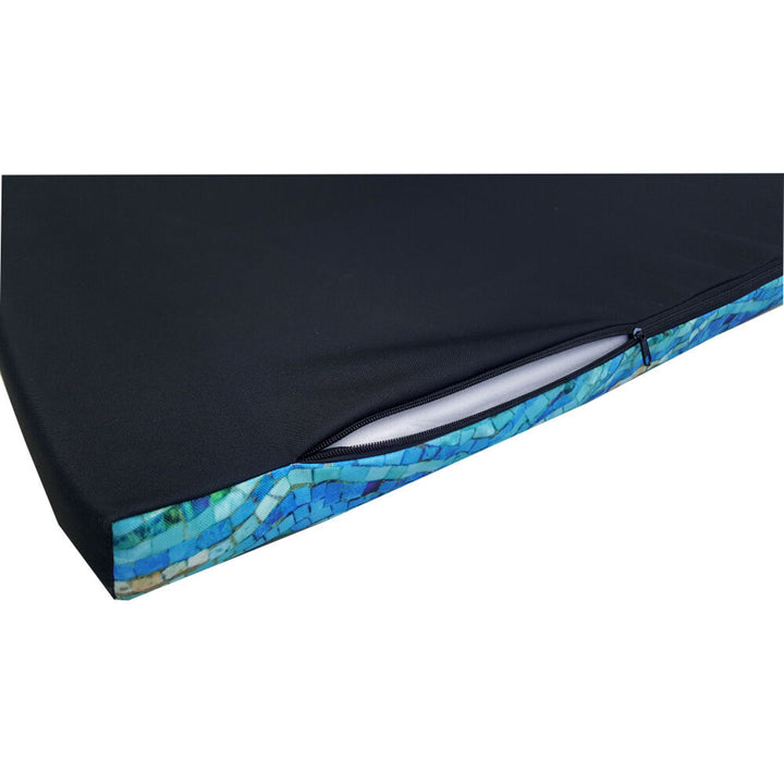 Bertoni XL Hundematratzenbett, Schaumstoff, wasserdichter Bezug, Mosaikmuster, EE147