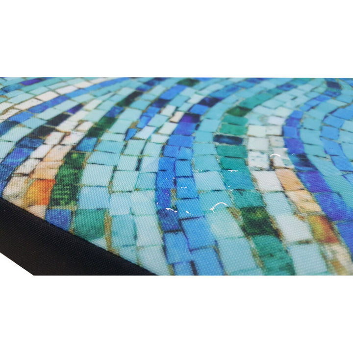 Bertoni XL Hundematratzenbett, Schaumstoff, wasserdichter Bezug, Mosaikmuster, EE147