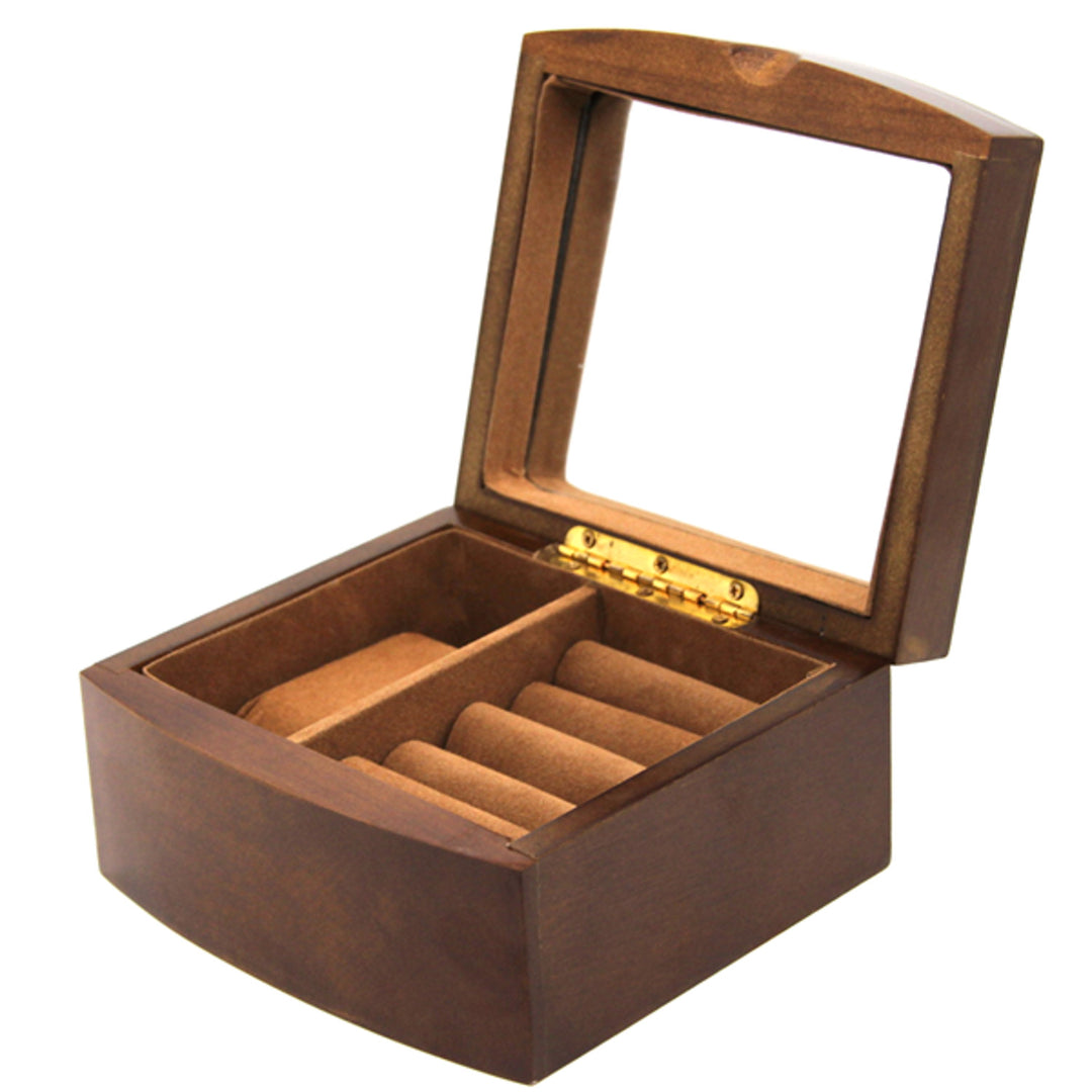 Schmuckkästchen, Holz, braun, Organizer, Fächer, Queen Isabel