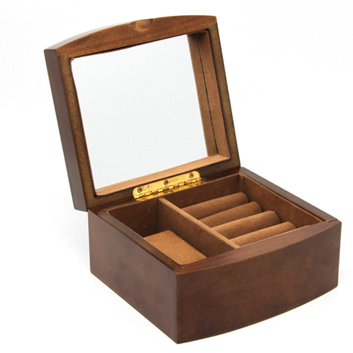 Schmuckkästchen, Holz, braun, Organizer, Fächer, Queen Isabel