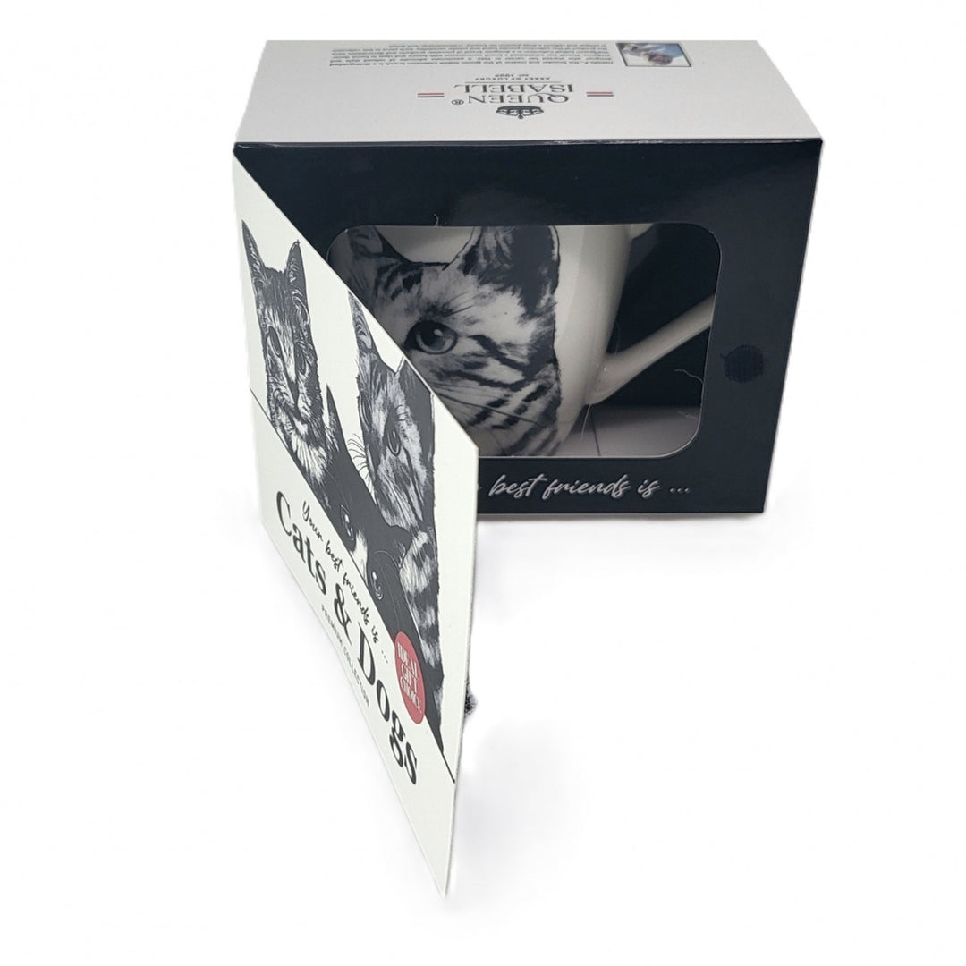 Königin Isabel Porzellanbecher, Sokake Katze, 350ml, Q1-05218