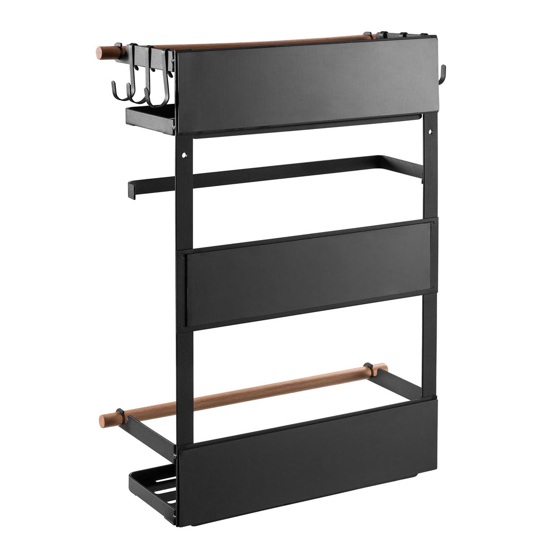 Maclean Magnetablage für Kühlschrank/Waschmaschine, schwarz, 12kg max, MC-910, 4 Stück