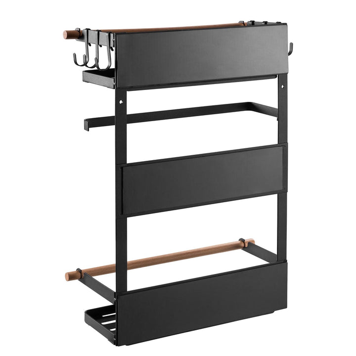 Maclean Magnetablage für Kühlschrank/Waschmaschine, schwarz, 12kg max, MC-910, 4 Stück