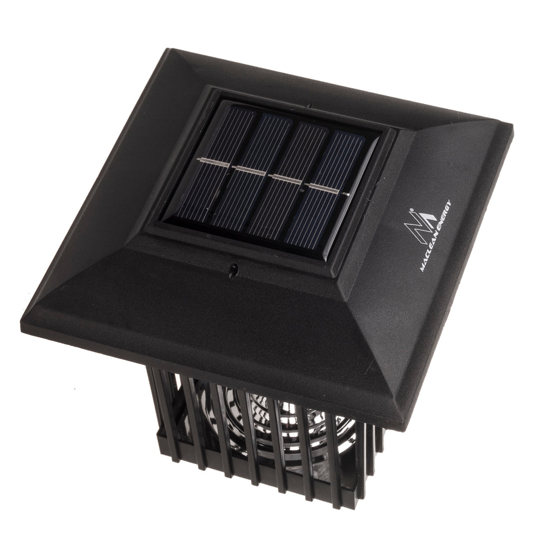 Maclean Solar LED Insektizidleuchte, IP44, LED/UV, 2*AA Ni-MH 200 mAh Akku, Solar 2V DC MCE448, 4 Stück